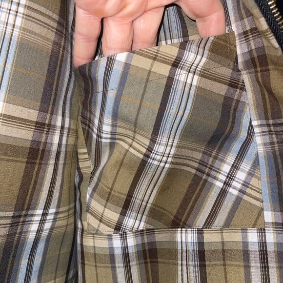 Blade And Blue Mens Jacket Size Medium Green Whichkim Bomber Pure Cotton - Picture 9 of 9